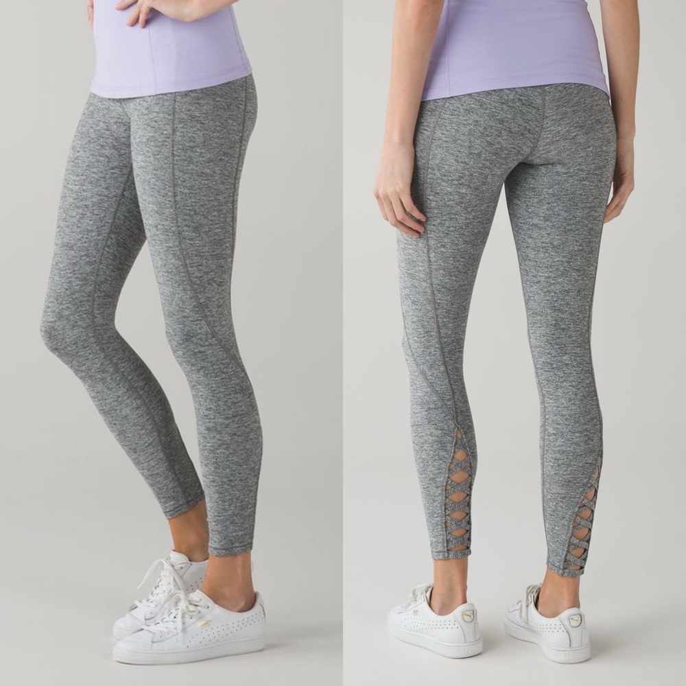 NWOT Lululemon Pure Practice Pant in Heathered Slate